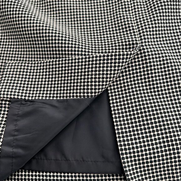 Jones Studio Dressbarn Black White Polka Dot Pencil Skirt 18W Womens Office Wear - Picture 10 of 13